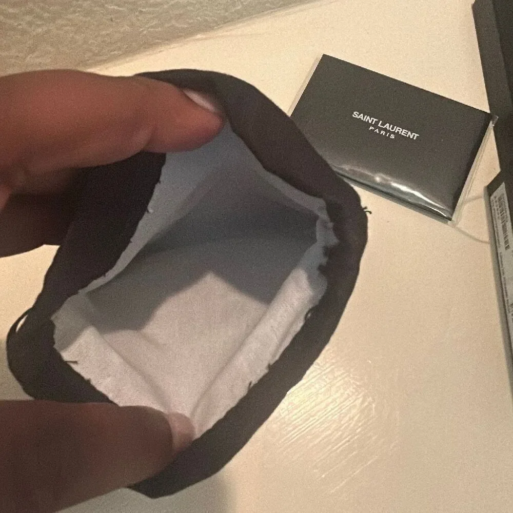 Saint Laurent Small Gift Box & Dust Bag Black Storage Minimalist Luxury Display